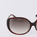 BVLGARI Sunglasses Plastic 3 Set Brown Gold Silver Auth SW2623-4