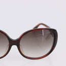 BVLGARI Sunglasses Plastic 3 Set Brown Gold Silver Auth SW2623-5