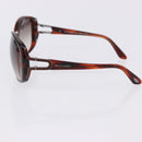 BVLGARI Sunglasses Plastic 3 Set Brown Gold Silver Auth SW2623-7