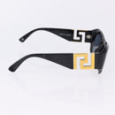 VERSACE Sunglasses Plastic Metal 4 Set Black Gold Auth SW2624-14