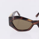 VERSACE Sunglasses Plastic Metal 4 Set Black Gold Auth SW2624-17