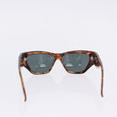 VERSACE Sunglasses Plastic Metal 4 Set Black Gold Auth SW2624-22