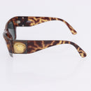 VERSACE Sunglasses Plastic Metal 4 Set Black Gold Auth SW2624-25
