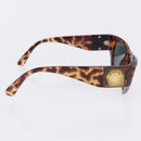 VERSACE Sunglasses Plastic Metal 4 Set Black Gold Auth SW2624-26