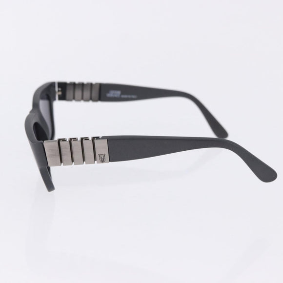 VERSACE Sunglasses Plastic Metal 4 Set Black Gold Auth SW2624