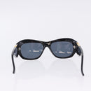 VERSACE Sunglasses Plastic Metal 4 Set Black Gold Auth SW2624-9