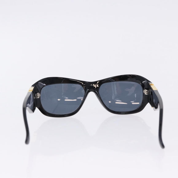 VERSACE Sunglasses Plastic Metal 4 Set Black Gold Auth SW2624