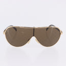 GUCCI Sunglasses Metal Plastic 3 Set Black Gold Green Auth SW2626-14