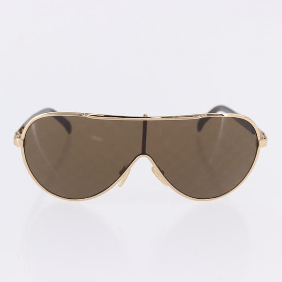 GUCCI Sunglasses Metal Plastic 3 Set Black Gold Green Auth SW2626