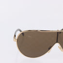 GUCCI Sunglasses Metal Plastic 3 Set Black Gold Green Auth SW2626-16