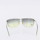 GUCCI Sunglasses Metal Plastic 3 Set Black Gold Green Auth SW2626-3