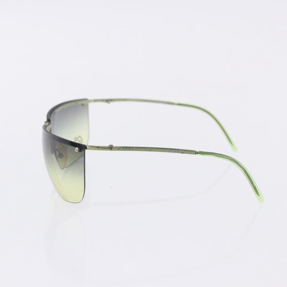 GUCCI Sunglasses Metal Plastic 3 Set Black Gold Green Auth SW2626