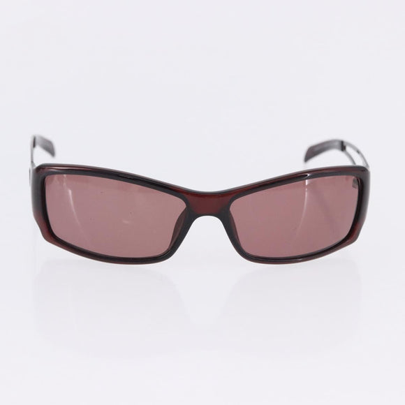 GUCCI Sunglasses Metal Plastic 3 Set Silver Brown Auth SW2628