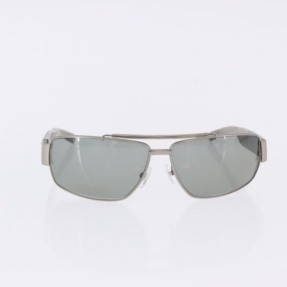 GUCCI Sunglasses Metal Plastic 3 Set Silver Brown Auth SW2628