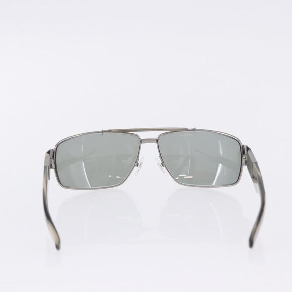 GUCCI Sunglasses Metal Plastic 3 Set Silver Brown Auth SW2628