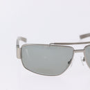 GUCCI Sunglasses Metal Plastic 3 Set Silver Brown Auth SW2628-4