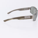 GUCCI Sunglasses Metal Plastic 3 Set Silver Brown Auth SW2628-7