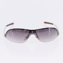 GUCCI Sunglasses Metal Plastic 3 Set Silver Brown Auth SW2628-8