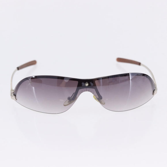 GUCCI Sunglasses Metal Plastic 3 Set Silver Brown Auth SW2628
