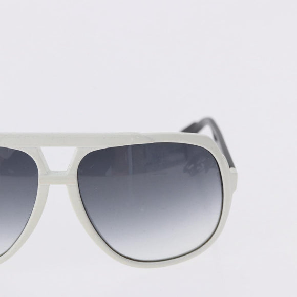 GUCCI Sunglasses Plastic 3 Set White Black Gray Auth SW2629