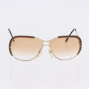 Miu Miu Balenciaga YSL D&G Sunglasses Plastic Metal 4 Set Brown Gold Auth SW2630-14