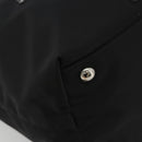 PRADA Robot Tote Bag Nylon Black Silver Auth SW2635M-15
