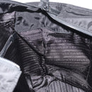 PRADA Robot Tote Bag Nylon Black Silver Auth SW2635M-21