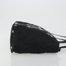 PRADA Robot Tote Bag Nylon Black Silver Auth SW2635M-3