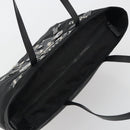 PRADA Robot Tote Bag Nylon Black Silver Auth SW2635M-6