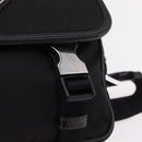 PRADA Shoulder Bag Nylon Black Silver Auth SW2637SAM-18