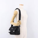 PRADA Shoulder Bag Nylon Black Silver Auth SW2637SAM-31