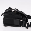PRADA Shoulder Bag Nylon Black Silver Auth SW2637SAM-3