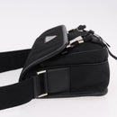 PRADA Shoulder Bag Nylon Black Silver Auth SW2637SAM-4