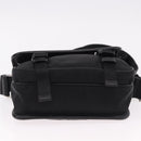 PRADA Shoulder Bag Nylon Black Silver Auth SW2637SAM-5