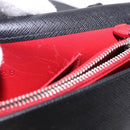 PRADA Robot Chain Shoulder Bag Saffiano Black Silver Auth SW2638SM-30