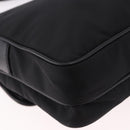 PRADA Shoulder Bag Nylon Black Silver Auth SW2639M-15