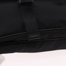 PRADA Shoulder Bag Nylon Black Silver Auth SW2639M-19