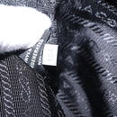 PRADA Shoulder Bag Nylon Black Silver Auth SW2639M-12