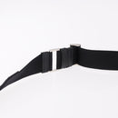 PRADA Shoulder Bag Nylon Black Silver Auth SW2639M-7