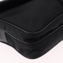 PRADA Shoulder Bag Nylon Black Silver Auth SW2639M-8
