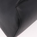 LOEWE Anton Sling Shoulder Bag Leather Black Silver Auth SW2640SM-9