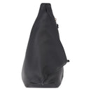 LOEWE Anton Sling Shoulder Bag Leather Black Silver Auth SW2640SM-13