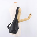LOEWE Anton Sling Shoulder Bag Leather Black Silver Auth SW2640SM-24