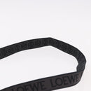 LOEWE Anton Sling Shoulder Bag Leather Black Silver Auth SW2640SM-8