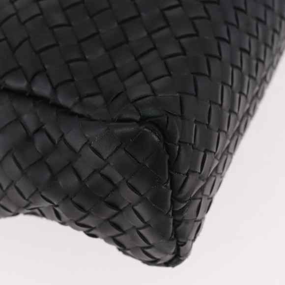 BOTTEGA VENETA INTRECCIATO Briefcase Leather Black 113095 Auth SW2642V