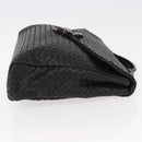 BOTTEGA VENETA INTRECCIATO Briefcase Leather Black 113095 Auth SW2642V-3