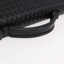 BOTTEGA VENETA INTRECCIATO Briefcase Leather Black 113095 Auth SW2642V-7