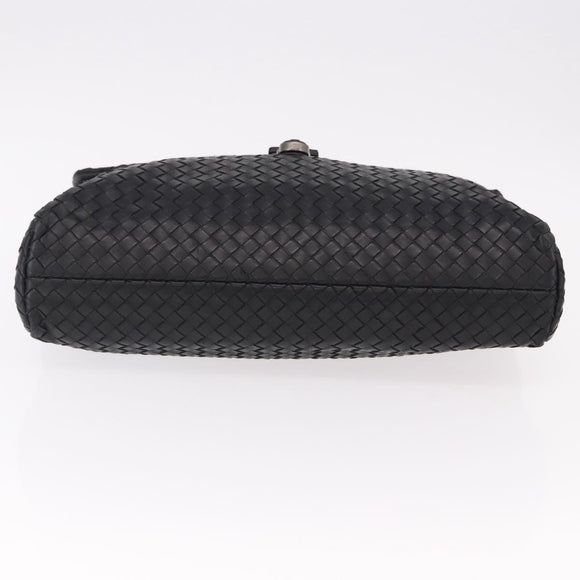 BOTTEGA VENETA INTRECCIATO Briefcase Leather Black 113095 Auth SW2642V