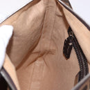FENDI Zucca Canvas Celesia Shoulder Bag Brown Silver 8BT109 Auth SW2643V-19