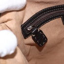 FENDI Zucca Canvas Celesia Shoulder Bag Brown Silver 8BT109 Auth SW2643V-21